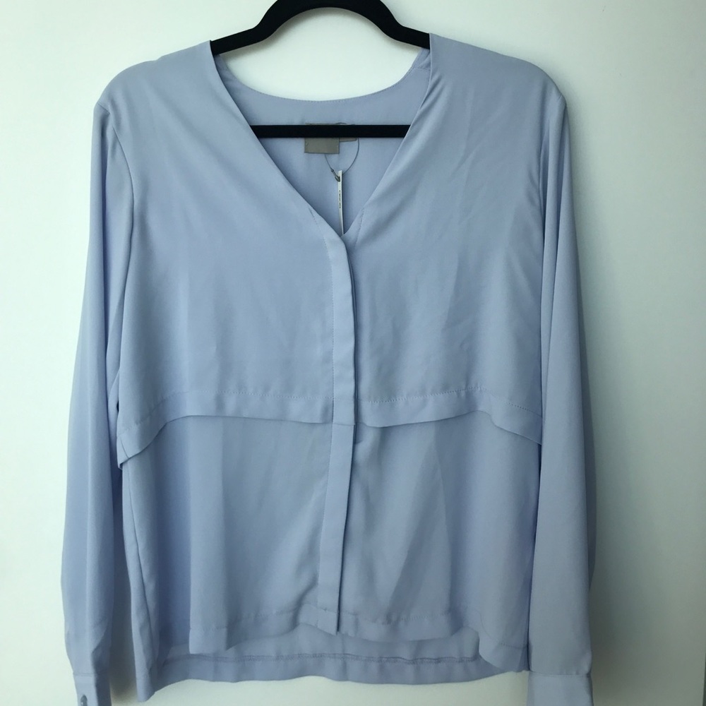 Light blue blouse